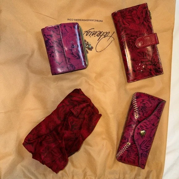 Patricia Nash Red Leather Crossbody Bag - Picture 3 of 3